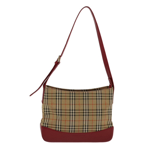 Burberry Handbags - BURBERRY Haymarket Shoulder Bag